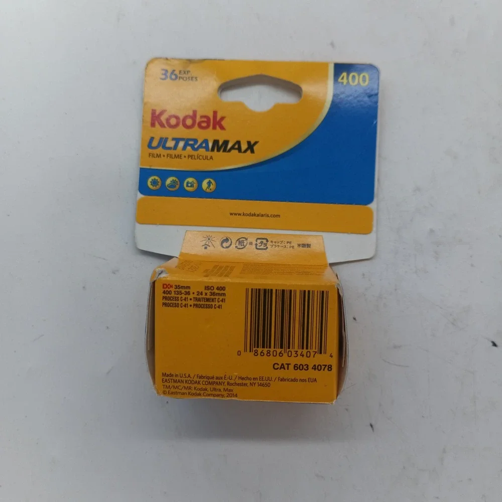 Kodak UltraMax 400 Color Print Film 35mm 36 Exposures Expired 11/2021 R1